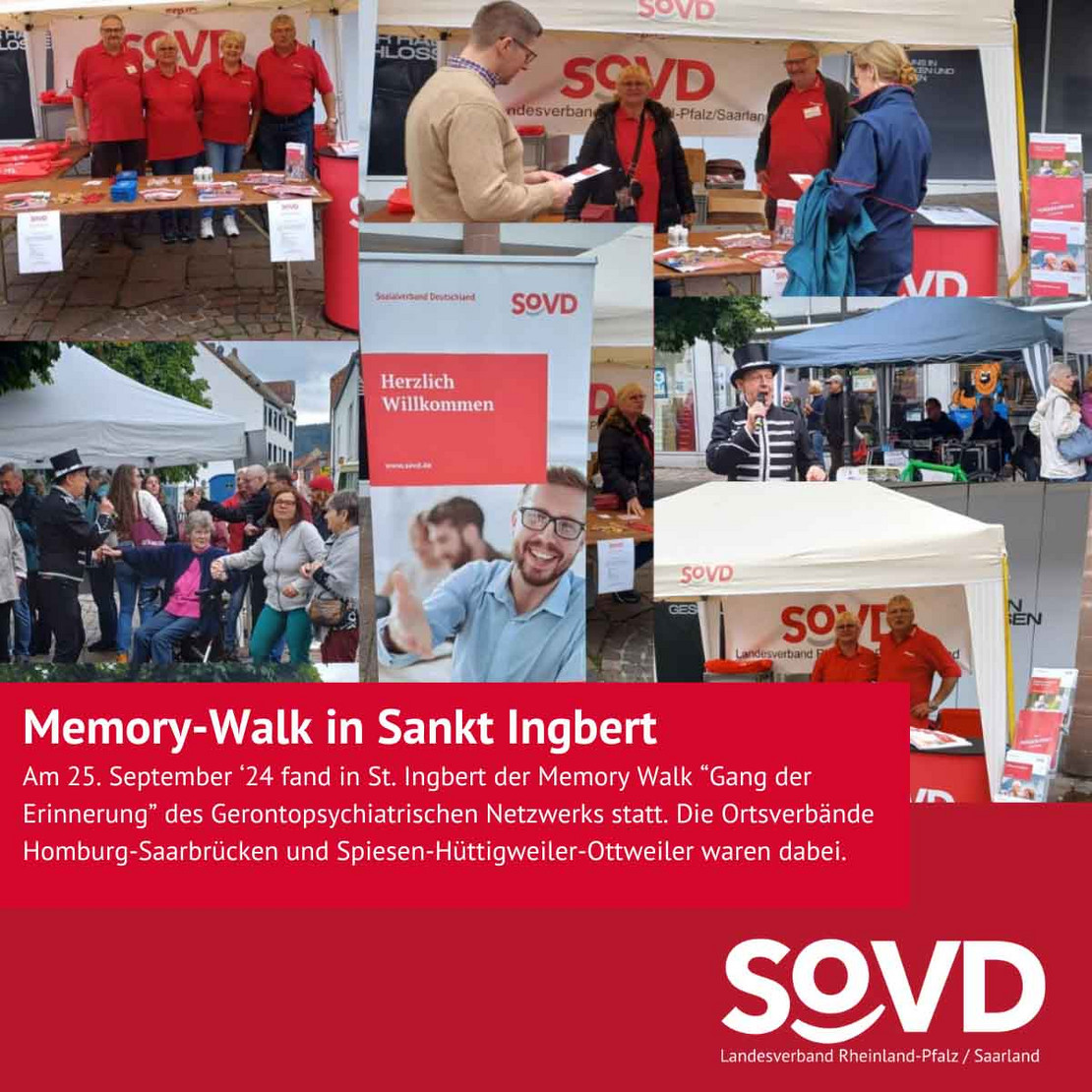 Fotocollage zum Memory Walk