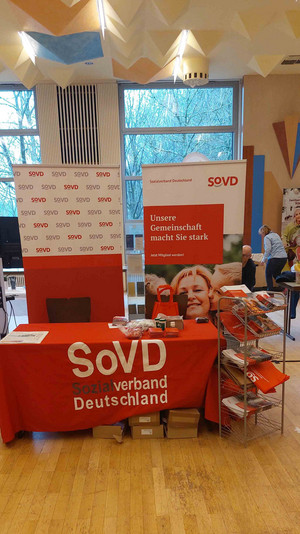 Der SoVD-Infostand